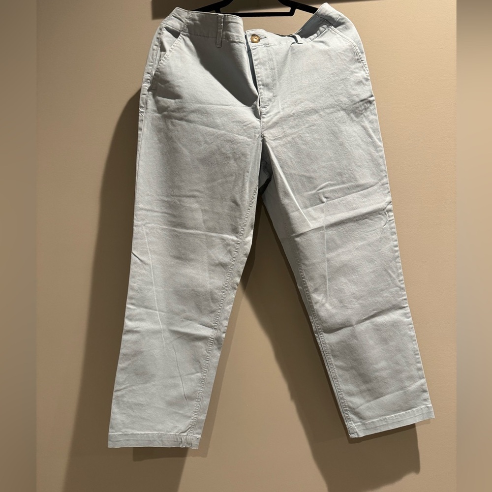 The Loft slim pant size 12. Light blue